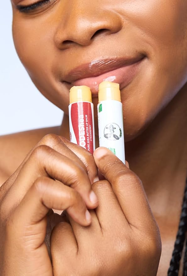 Pure Shea Butter Lip Balm, MINT, Natural Soothing Formula