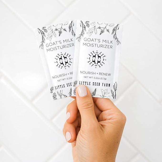 Little Seed Farm Goat's Milk Face Moisturizer - All Natural, Organic Moisturizer Face Cream - Travel Size