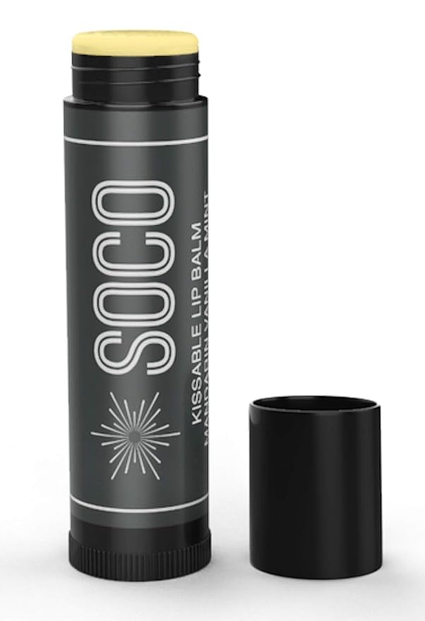 Organic Lip Balm - Natural Moisturizer Treatment Repair for Dry & Chapped Lips for Men, Women, Gifts with Shea Butter, Beeswax, Stevia, Coconut Oil, Vitamin E & Pure Essential Oils
