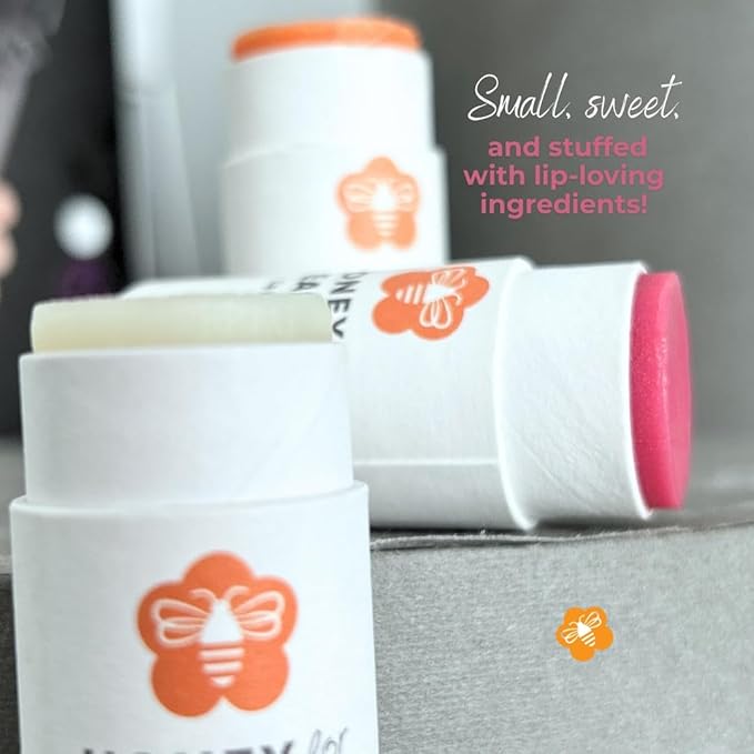 Manuka Honey Lip Balm 15+ UMF – Ultra-Hydrating Formula with Beeswax, Castor Oil & Organic Coconut Oil | 12+ Hour Moisture | Eco-Friendly Recyclable Tube | 0.25 oz / 7 g (Soft Plum)