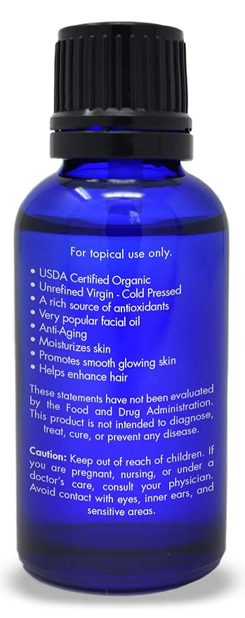 Zongle Therapeutics Organic, Marula Oil – 100% Pure, Marula Oil, for Face, Hair, 1 OZ
