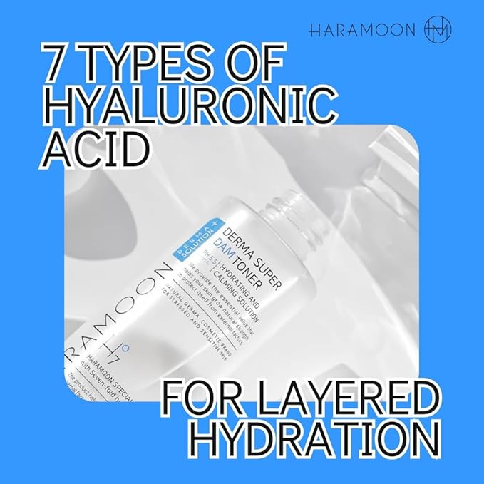 Deep Sea Water Toner with 7-Layer Hyaluronic Acid | pH Balanced Korean Skincare | Vegan Hydrating Calming Toner for Sensitive Skin | 200mL