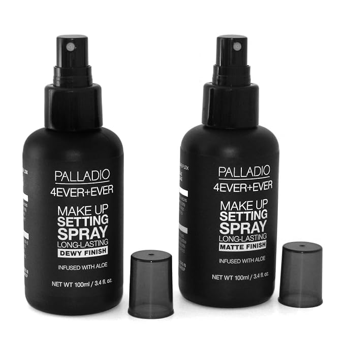 Palladio 4 Ever and Ever Make Up Setting Spray, Longlasting, Instantly Sets and Secures Makeup for All Day Wear (Matte Finish), 100 ml