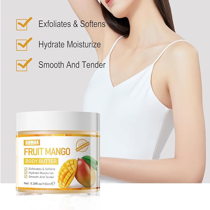 Mango Butter Body Lotion - Sweet Fragrance, Strong Moisturizing, Suitable For All Skin Types
