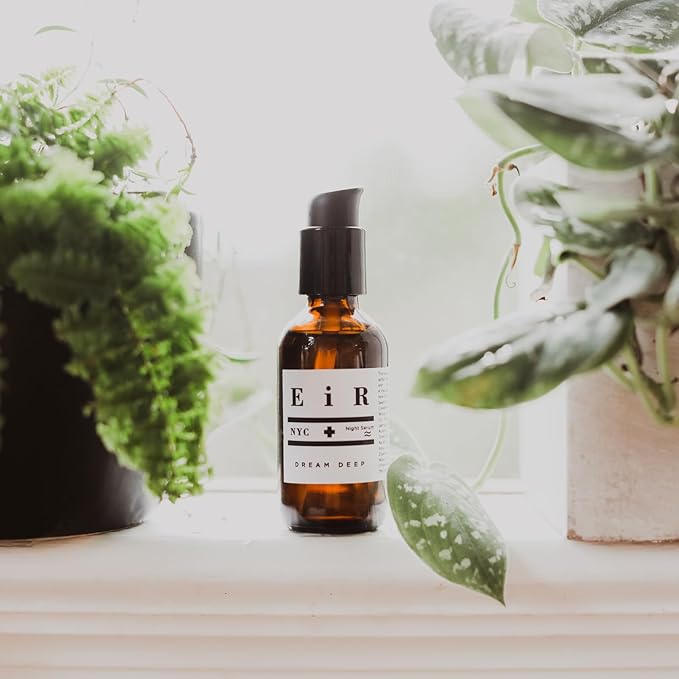 Eir NYC Dream Deep | Hydrating Face Serum with Rosehip, Squalane & Botanical Oils | Lightweight Vegan Overnight Skin Rejuvenating Moisture Replenishing Formula Non-greasy Hydration for Face & Neck 2oz