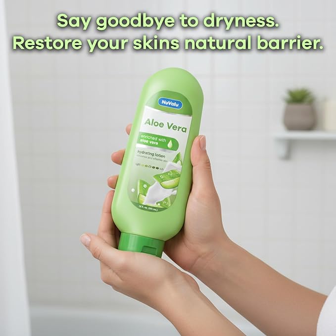Soothing Hydration Hand & Body Lotion With Cooling Aloe Vera Refreshes Dry Skin, Absorbing, Intense Moisturizing Cream, 18oz, 1 Pack