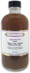 Simply Divine Botanicals Gypsy Rose Tea Astringent - Natural and Organic Toner to Tighten, Tone and Balance for All Skin Types, 8 oz