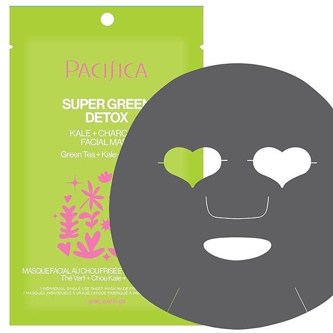 Pacifica, Super Green Detox Facial Mask, 0.68 Fl Oz