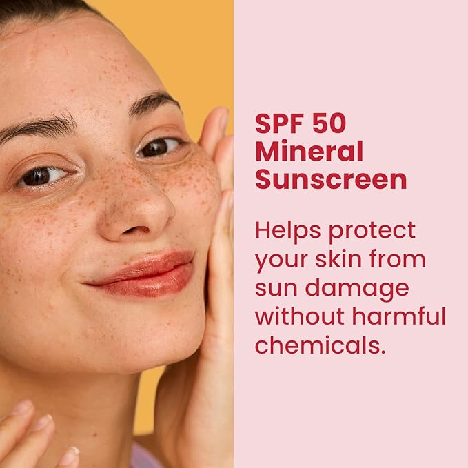 Healthy Skin Lab Protect Tinted Moisturizer SPF 50, Sheer Universal Tint, Lightweight Hydrating Mineral Sunscreen for Face, Hyaluronic Acid, Broad Spectrum Daily SPF, Dermatologist Tested, 1.8 oz