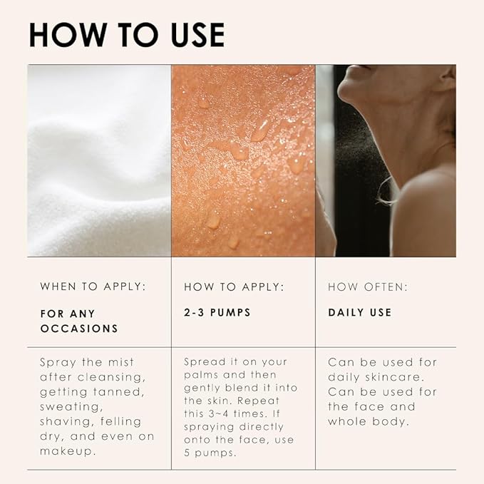 Fleuri - Refining Mist - Daily Face Skin Moisturizer, Skincare Mist, Soothing Calming Facial Mist for Sensitive Skin, Made in Japan, 5.1 fl oz, 150ml