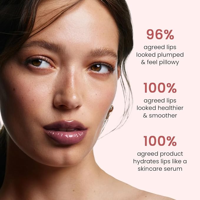 FeiCuiYun 2Pcs Lip Tinted Glowy Balm Hydrating Tinted Lip Serum Lip Gloss, Ultra-Hydrating Natural Vegan Lip Balm, Sheer-Tinted Shine & Hydration, Soothes & Softens Dry Lips Skincare 05+06