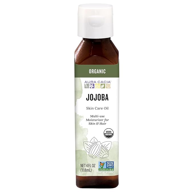 Aura Cacia Organic Skin Care Oil, Balancing Jojoba, 4 Fluid Ounce