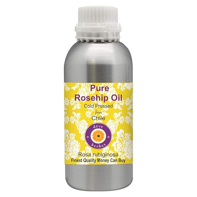 dève herbes Pure Rosehip Oil (Rosa rubiginosa) Cold Pressed 1250ml (42 oz)