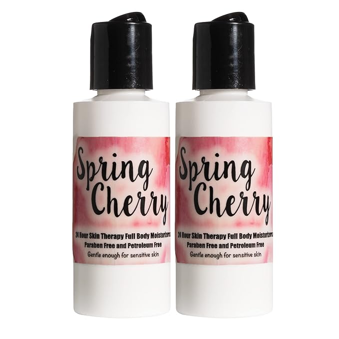 The Lotion Company 24 Hour Skin Therapy Lotion, Spring Cherry, 2 Count