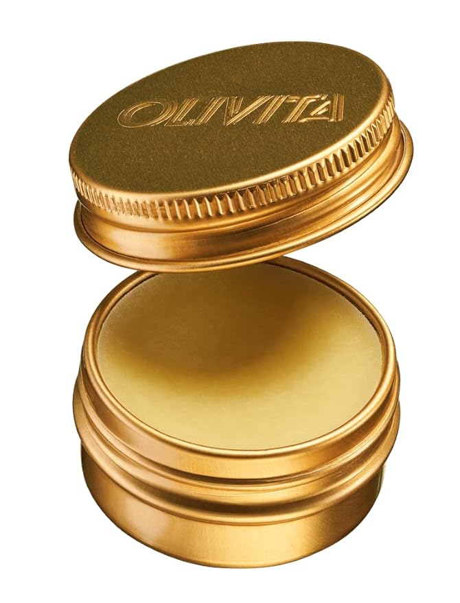 Olivita Natural Moisturising Lip Balm with Extra Virgin Olive Oil, Argan Oil, Shea Butter, Cocoa Butter and Beeswax - Organic Cosmetics - Natural Cosmetics