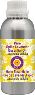 Deve Herbes Pure Spike Lavender Essential Oil (Lavandula latifolia) Steam Distilled 630ml (21 oz)