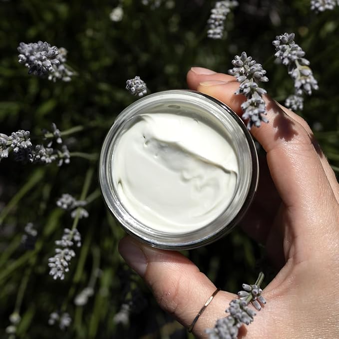 evanhealy Blue Chamomile Moisturizer | Calming Facial Cream with Carrot Seed & Argan Oil | Creamy Moisturizer For Sensitive & Reactive Skin