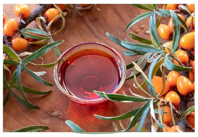 Sea Buckthorn Balm Eczema, Psoriasis Salve dry or cracked skin, Sun burn, Sun Damage Spots, Brown Spots on face, Safe for baby child rash, 2 oz tin, handmade USA, Cold Pressed Organic Vegan