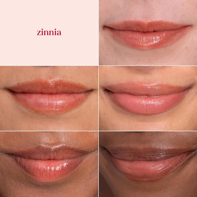 Burts Bees 100% Natural Origin Tinted Lip Balm, Zinnia with Shea Butter & Botanical Waxes - 1 Tube