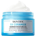 SKINTIFIC Face Moisturizer with 5X Ceramides, Hydrating Moisture Barrier Repair Cream for Sensitive/Oil Skin Types, Hyaluronic Acid & Centella, Daily Facial Moisturizer, Non-Comedogenic 30g/1 fl.oz