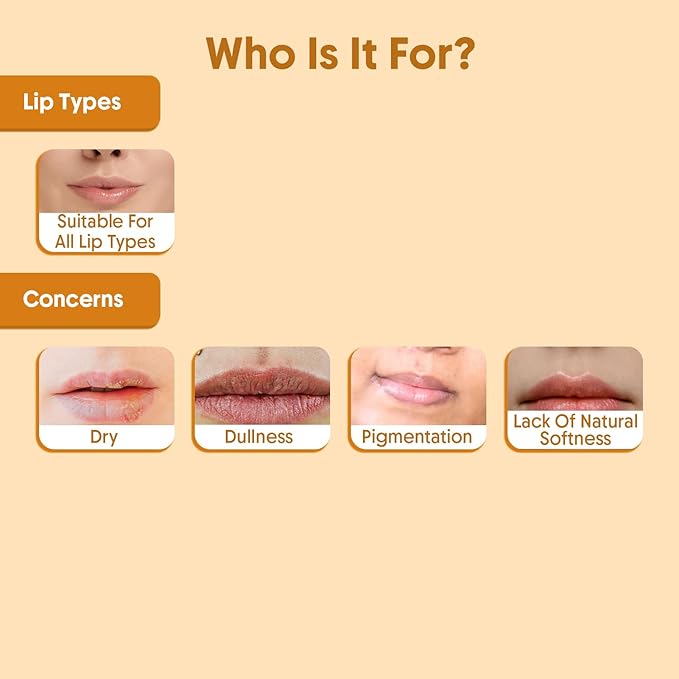 Aravi Organic Lip Glowy Balm With SPF 50 PA+++ & Kojic Acid - Ceramide & Peptide - 0.1 FL Oz / 5gm