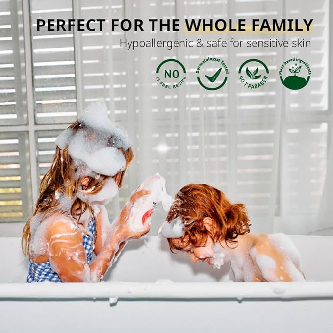 BOBO CHOSES x Foaming Face Wash – 94% Plant Based Gentle Cleanser for Sensitive Skin, Non Stinging to Eyes, Hydrating Daily Korean Skincare, Paraben Free Family Safe Clean Beauty