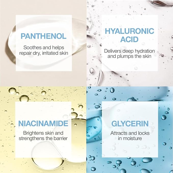 Naisture Hyaluronic Acid Face Mask – 15 Minute Hydrating & Plumping Sheet Mask with Aloe, Collagen & Niacinamide for All Skin Types (5 ea)
