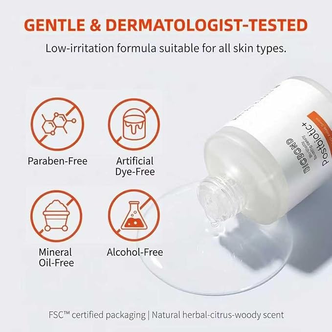 Multi-Action Serum with Hyaluronic Acid, Centella & Peptides, For Radiant Glow, Barrier Support, Hydration & Soothing, Lactobacillus Postbiotic Daily Facial Booster for All Skin Types, 1 Fl Oz