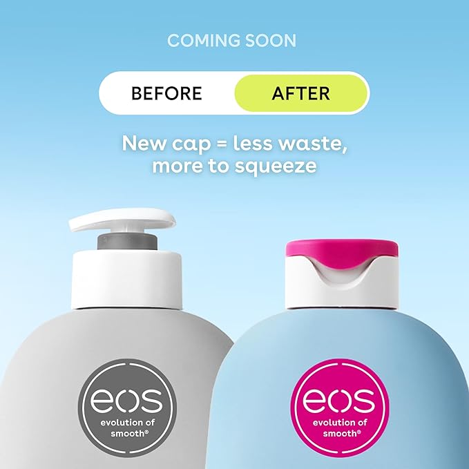 eos Shea Better Sensitive Skin Body Lotion, 48-Hour Moisture Skin Care, For Dry Skin, Fragrance Free Body Lotion, Eczema Lotion, Vegan, 16 fl oz (Packaging may vary)