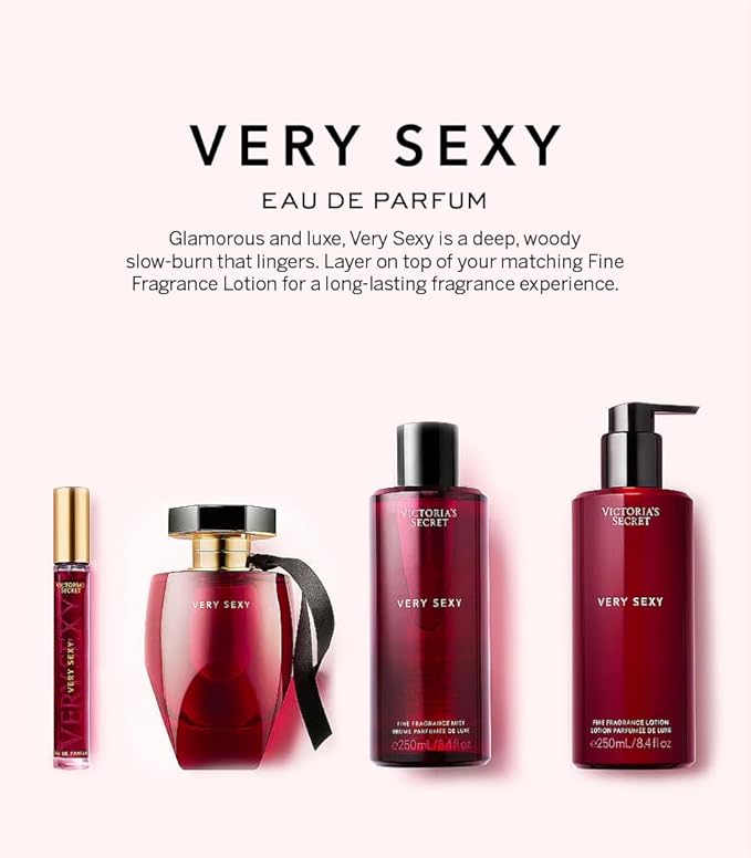 Victoria's Secret Very Sexy Fragrance Lotion, Notes of Vanilla Orchid, Sun-Drenched Clementine & Wild Blackberry, (8.4 oz)