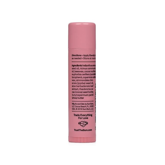 Sun Bum Cocobalm Wild Strawberry - Hydrating Lip Balm with Coconut Oil and Aloe Vera - 0.15 oz Stick (Pack of 2)