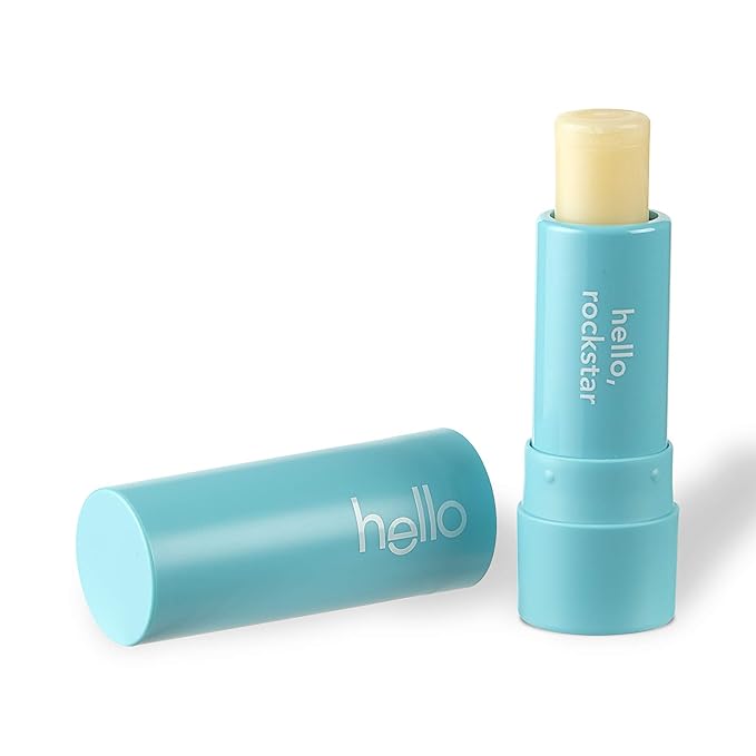 Hello Moisturizing Vegan Lip Balm, Sweet Mint, Beeswax & Petrolatum Free, Paraben Free, 0.15 Ounce (Pack of 4)