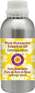 Deve Herbes Pure Rosewood Essential Oil (Dalbergia Sissoo) Steam Distilled 630ml (21 oz)