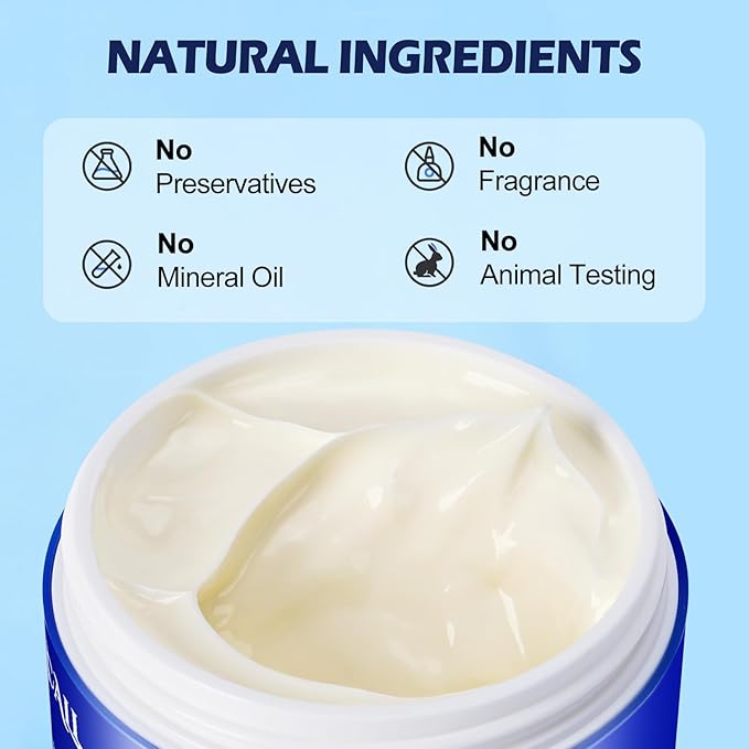 Body Lotion with Deep Moisturizing, Body Moisturizer Cream for Repair Dry Skin, Non-Greasy & Fast Absorbing, Fragrance-Free