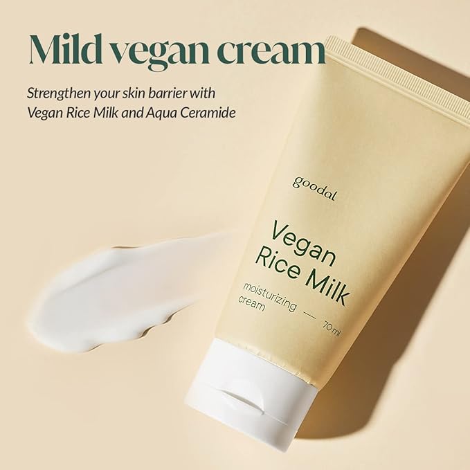 GOODAL Mild Vegan Rice Milk Moisturizing Cream 2.36 fl oz.