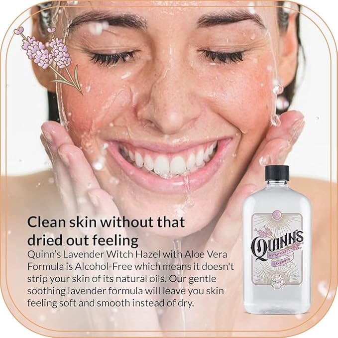 Quinn’s Alcohol Free Witch Hazel Pink Grapefruit & Orange Rind 16 oz. & Quinn’s Alcohol Free Witch Hazel Lavender16 oz.