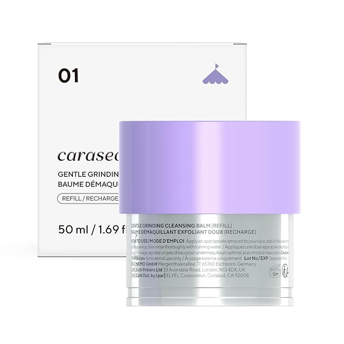 caraseoul Cleansing Balm Refill, Korean Makeup Remover in Eco-Friendly Refill Container (50ml / 1.69 fl.oz)