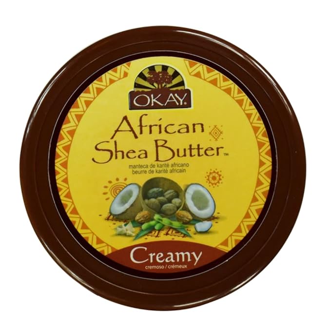 Okay African Body Butter Creamy, Shea, 8 Oz