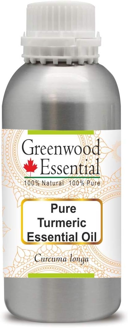 Greenwood Essential Turmeric Essential Oil (Curcuma Longa) Steam Distilled 630ml (21.3 oz)