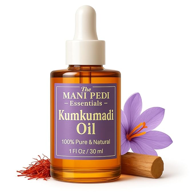 TMPE Kumkumadi Oil for Face with Saffron – Ayurvedic Face Oil for Glowing Skin, Uneven Tone & Dull Skin | Lightweight Hydrating Facial Oil for Radiant Skin – 1 fl oz