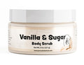 Jersey Botanical Shea Sugar Body Scrub – Exfoliating, Hydrating & Moisturizing Skin Care with Shea Butter, Smooth & Soften Skin, 8 oz (Vanilla & Sugar)