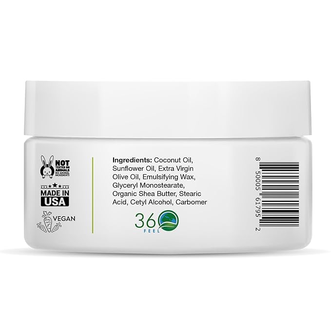 360Feel Cucumber Melon Body Lotion - Hydrates with Coconut & Olive Oil, Plant-Based, Non-Greasy, Sensitive Skin, All Day Use