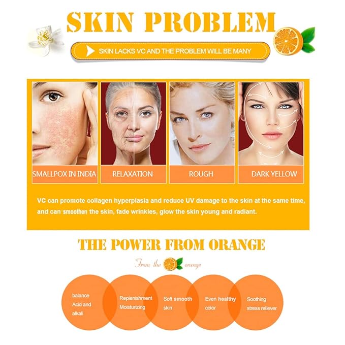 Vitamin C Face Serum - Dark Spot Remover Vitamin C Facial Serum with Hyaluronic Acid, Aloe Vera, & Vitamin E - Anti Aging Face Treatment for Dark Spots, Sun Damage, Fine Lines and Wrinkles