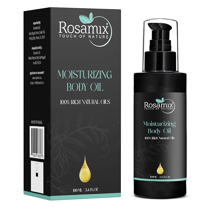 COLD PRESSED MOISTURIZING BODY OIL - 100% Pure and Natural Moisturizing Face, Hair, Body, Skin Care, 100ml