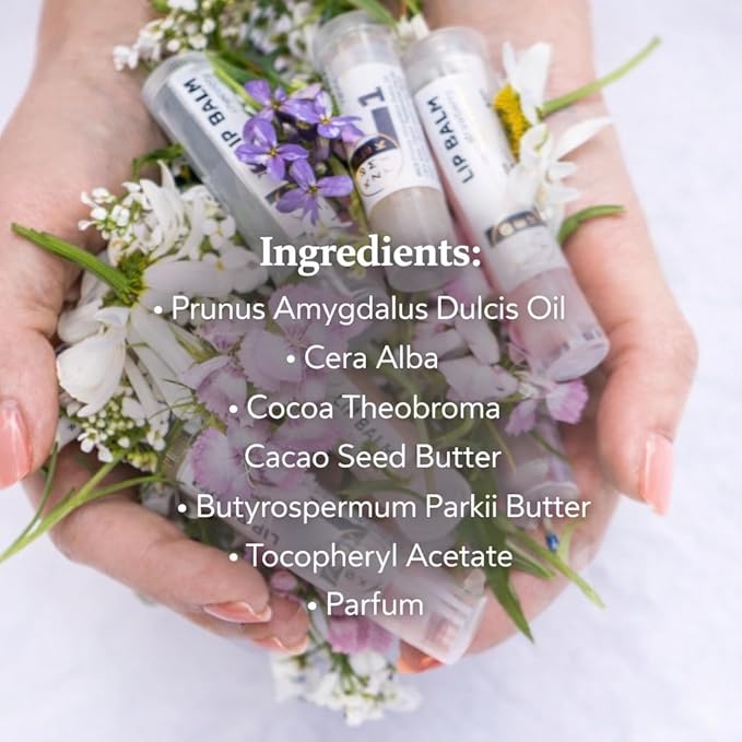 Tangerine Lip Balm | 100% Natural Lip Moisturizing Care with Shea Butter, Cocoa Butter, Beeswax & Almond Oil | Hydrating Repair Formula for Soft, Smooth & Healthy Lips | L2 KØØZMETIK