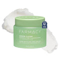Farmacy Sensitive Skin Makeup Remover Cleansing Balm - Green Clean Waterproof Makeup Remover Balm + Oil Cleanser for Face - Melts Make Up + SPF - Hydrates + Softens Skin - Fragrance Free (200ml)