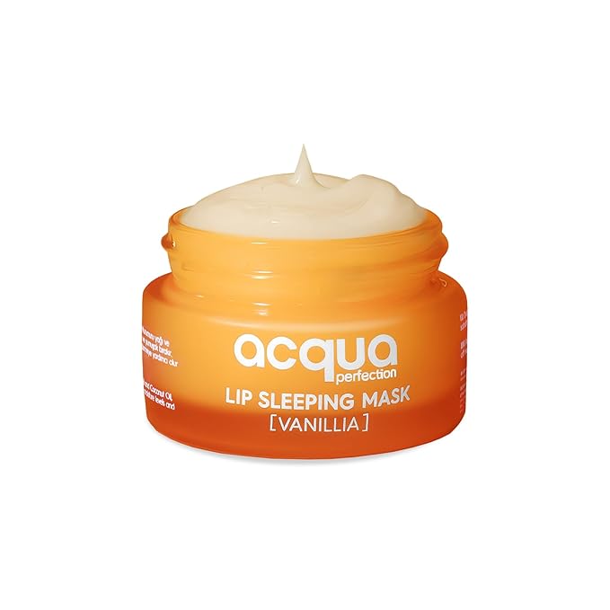 Overnight Lip Sleeping Mask - Intense Moisture Lip Night Treatment with Shea & Murumuru Butter - Hydrating Lip Care & Repair for Dry Cracked Lips, 8 Hour Hydration