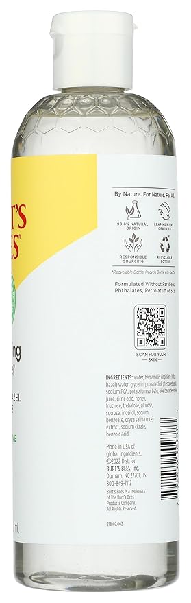 Burts Bees Sensitive Toner With Aloe Vera Unisex 12 oz
