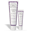 Nourishing Goat Milk Lotion, Lavender - Home & Away Set, Natural Hand & Body Lavender Lotion for Dry Skin - Goat Milk Hand Cream for Women & Men - 8oz & 2oz Travel Size Tube