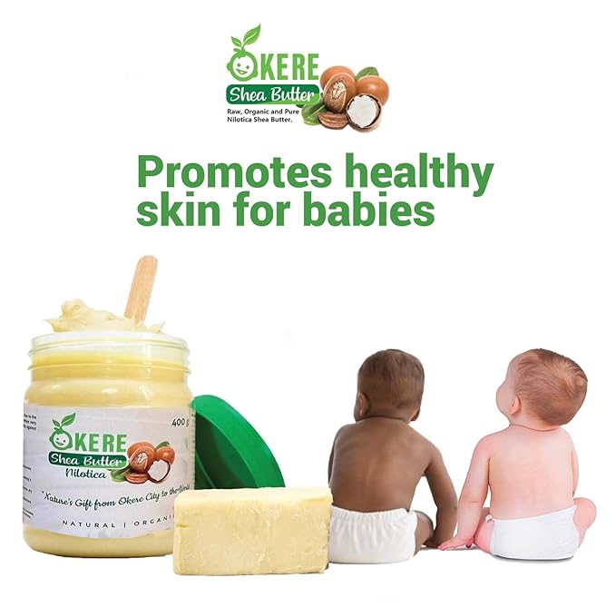 Okere Nilotica Shea Butter | Raw & Pure from Uganda | 08 OZ JAR